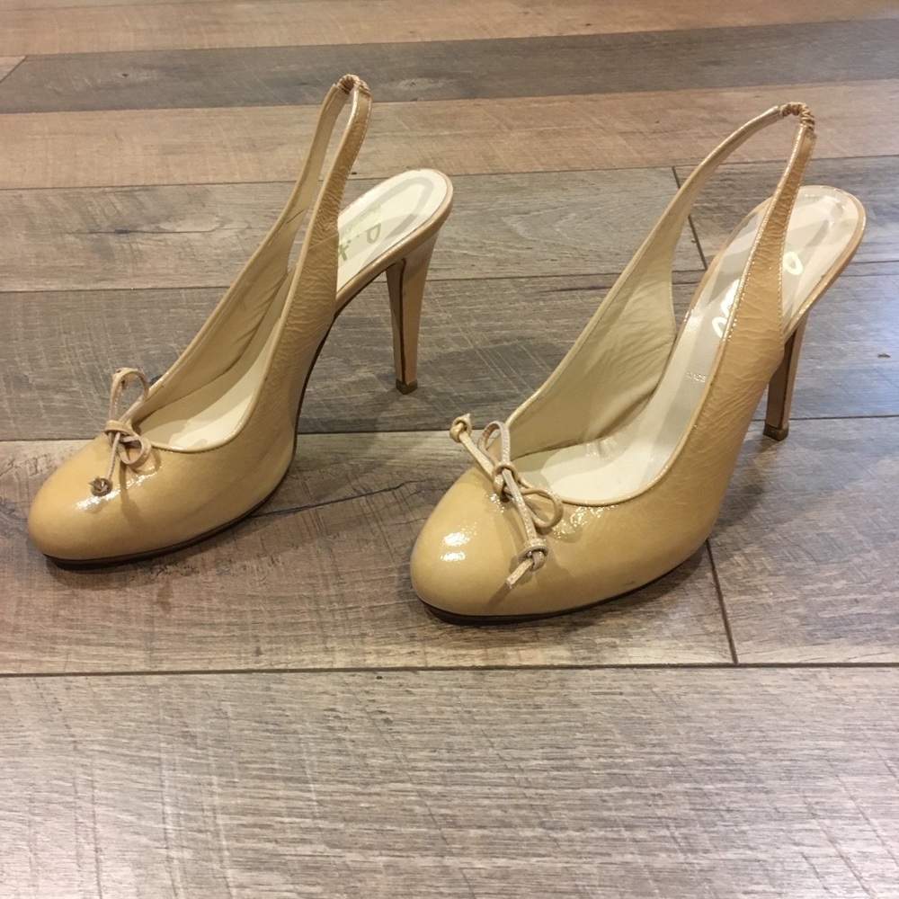 Butter Slingback Heels